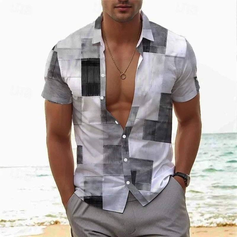 Retro Kurzarmhemd – Bild 6 | LuxeStyle