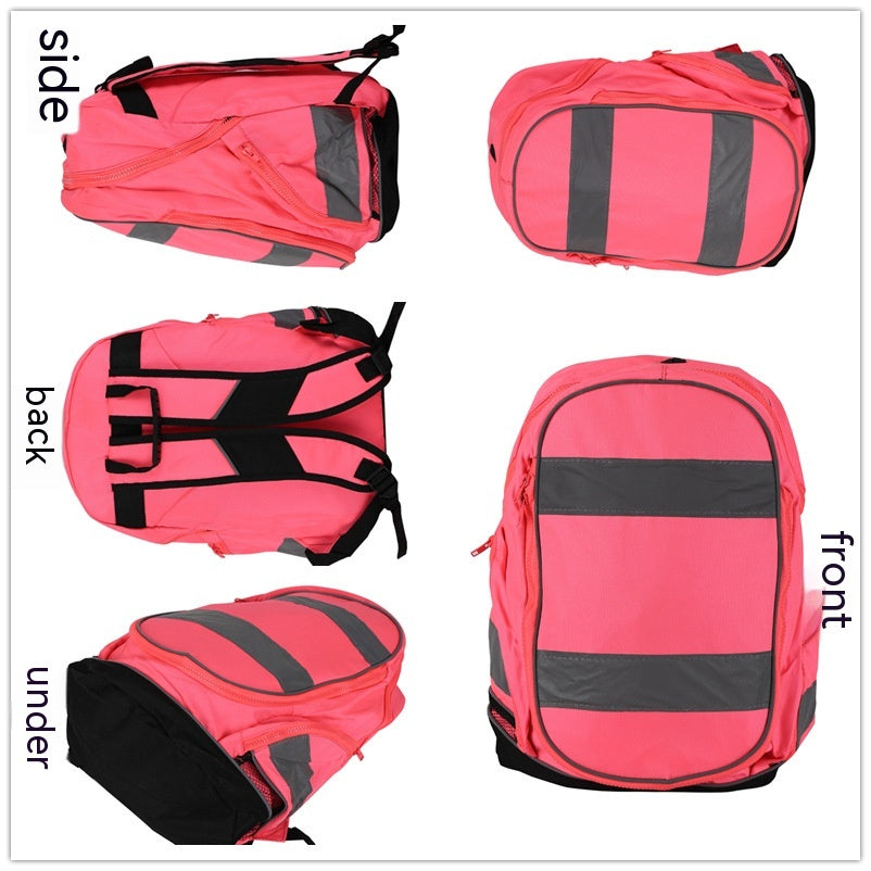 Reflektierender Doppel-Schulterrucksack – Bild 5 | LuxeStyle