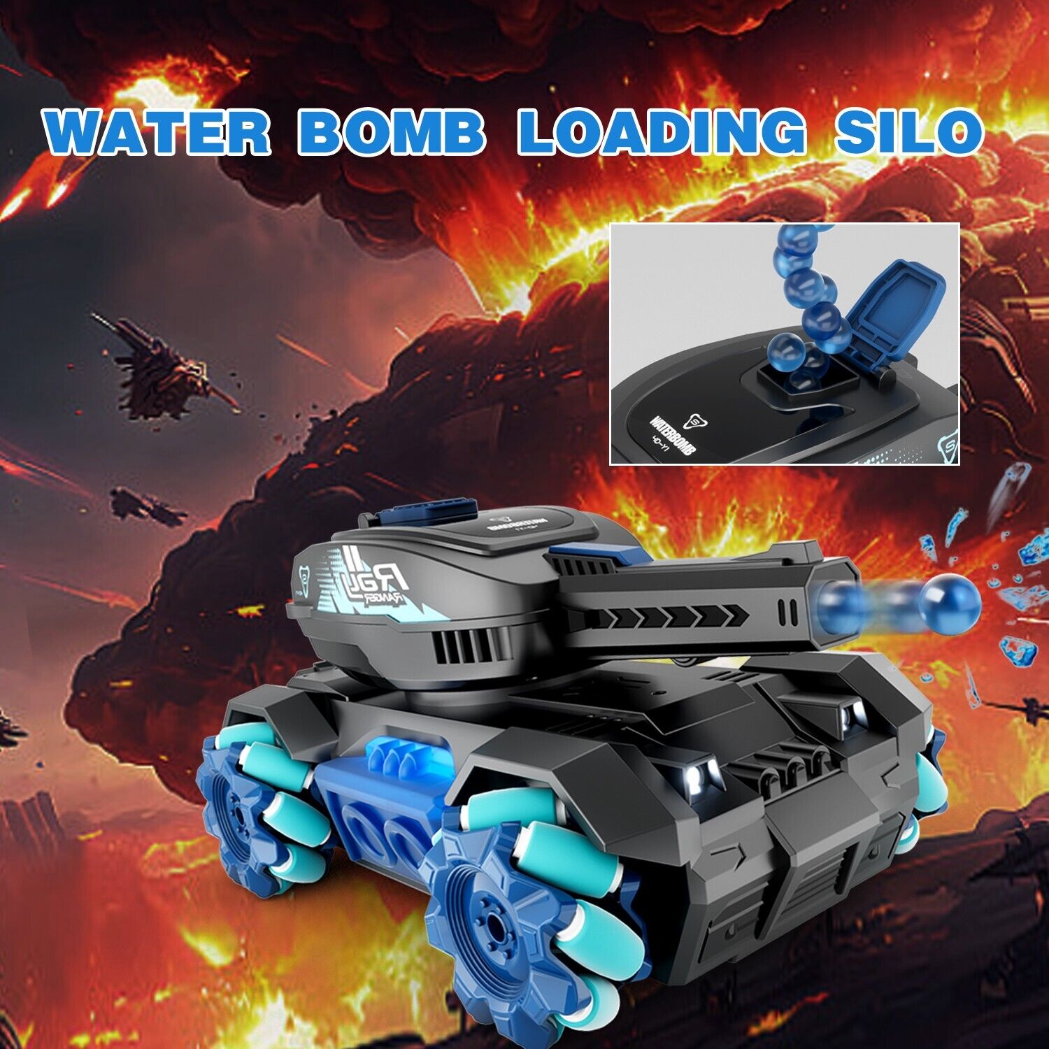 Y1 RC Panzer Stunt-Auto mit Licht & Musik