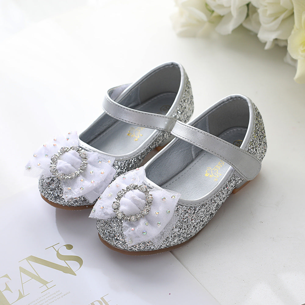 Mädchen Prinzessinnen-Schuhe mit Strass