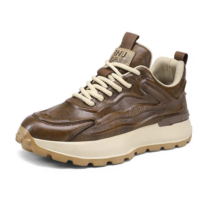 Bequeme, wasserdichte Sportschuhe aus Leder – Bild 2 | LuxeStyle