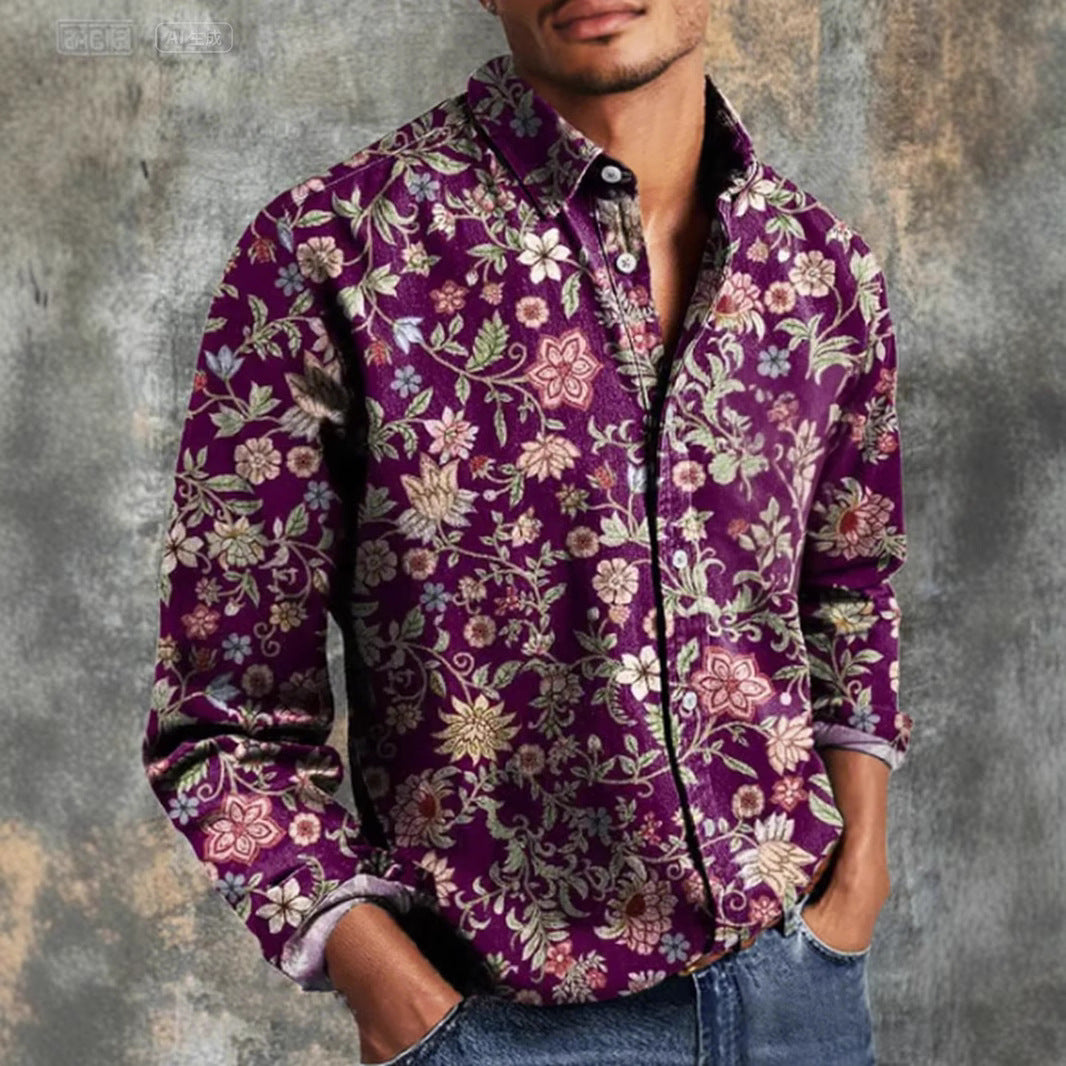 Herren Langarmhemd im Retro-Look – Bild 7 | LuxeStyle