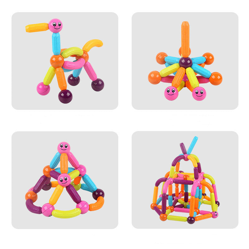 Magnetische Bausteine für Kinder – Grosser Baukasten – Bild 6 | LuxeStyle