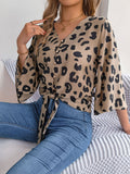 Damen Bluse mit Schnürdetails und ausgestellten Ärmeln – Bild 9 | LuxeStyle