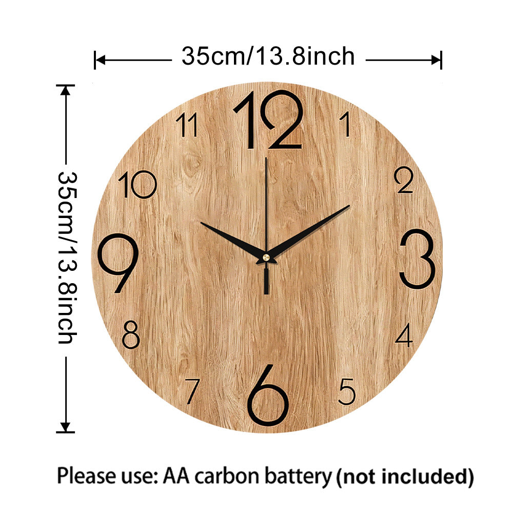 Holz-Uhr