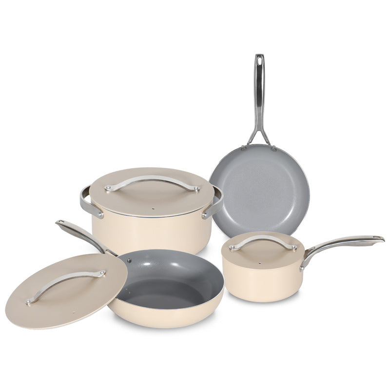 Wok-Set aus Aluminium und Keramik – Bild 2 | LuxeStyle