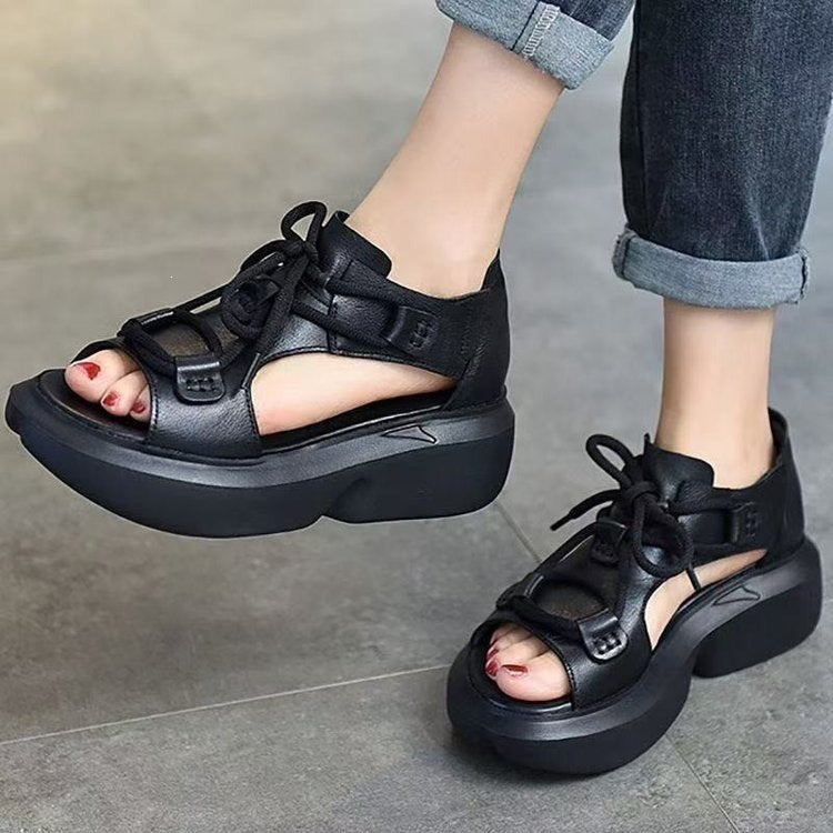 Römische Plattform-Sandalen