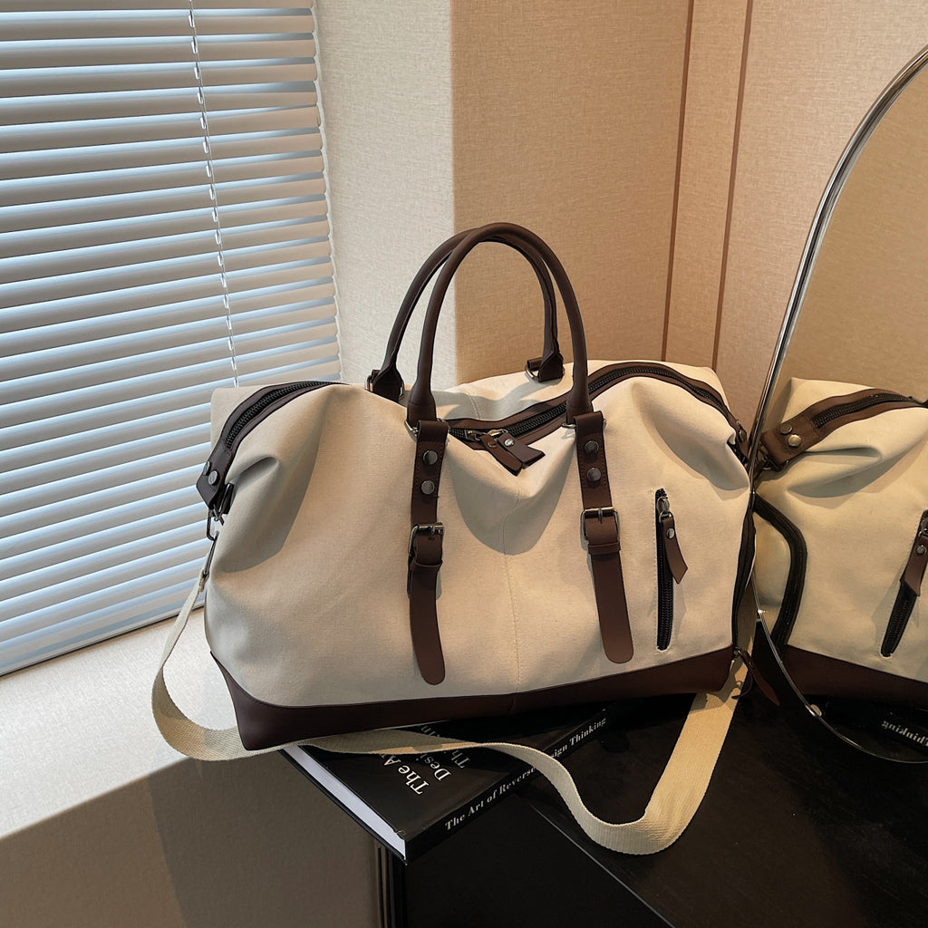 Reisetasche Schultertasche aus Canvas – Bild 4 | LuxeStyle