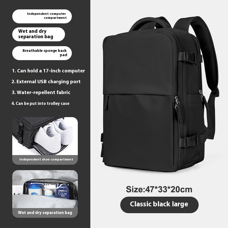 Rucksack Männer Grosses Fassungsvermögen Reise – Bild 11 | LuxeStyle