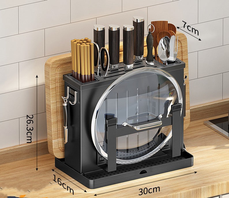 Messerregal aus Edelstahl – Bild 5 | LuxeStyle