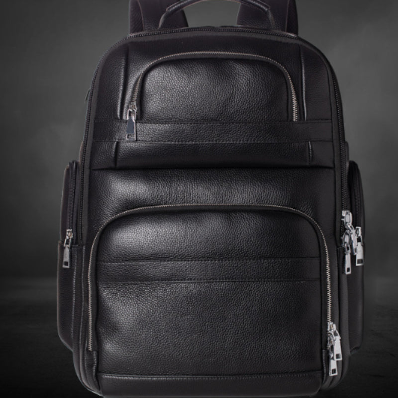 Reise-Rucksack aus echtem Leder