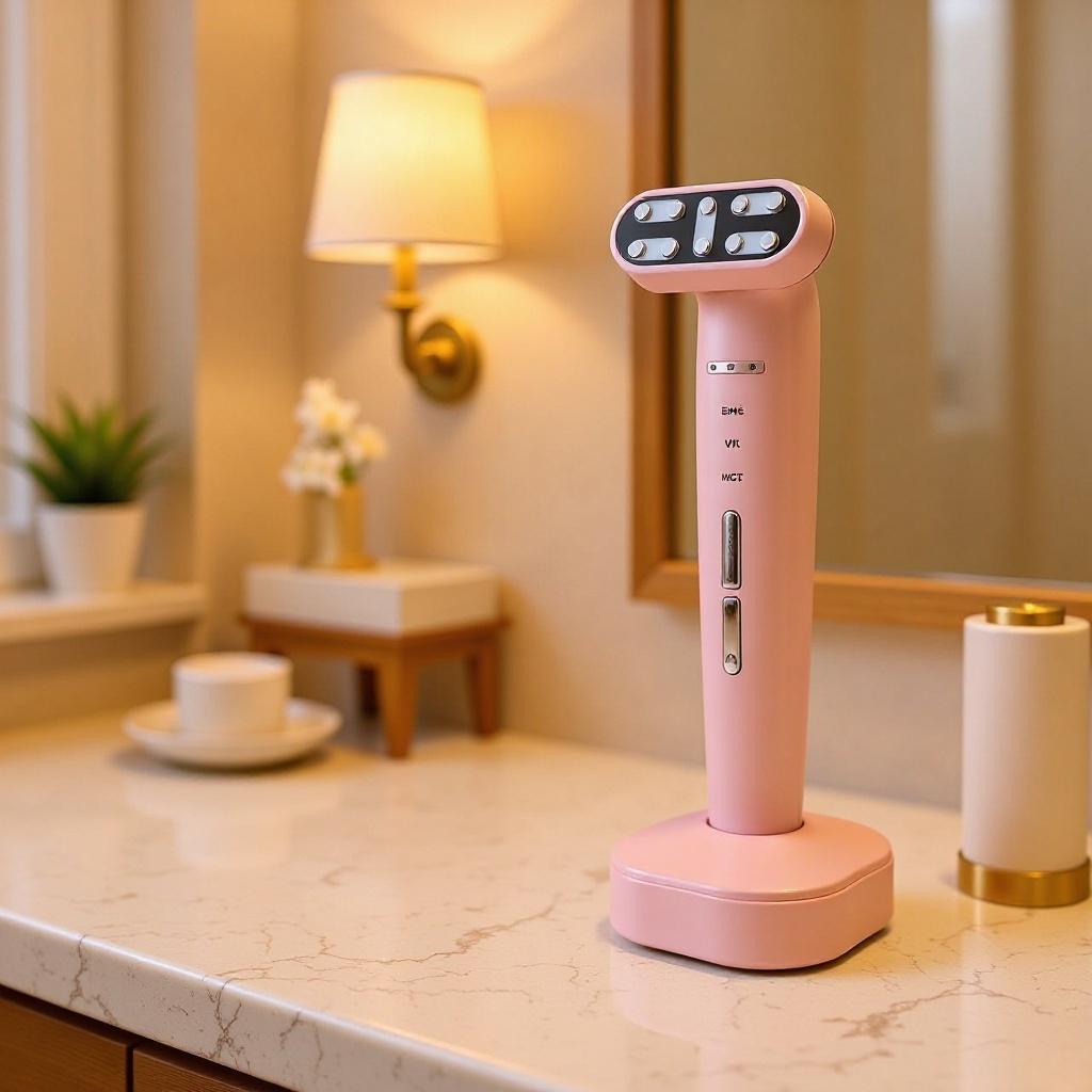 EMS-Mikrostrom Augenmassagegerät mit Farblicht – Bild 6 | LuxeStyle