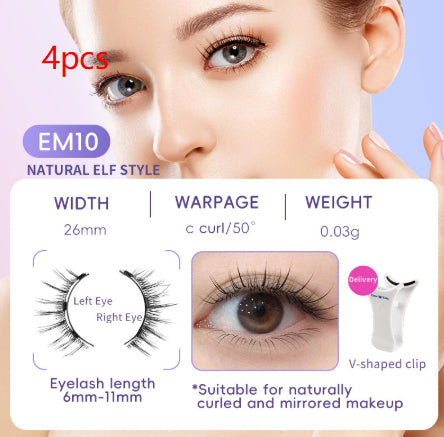 Magnetische Wimpern «Natural» mit Clip