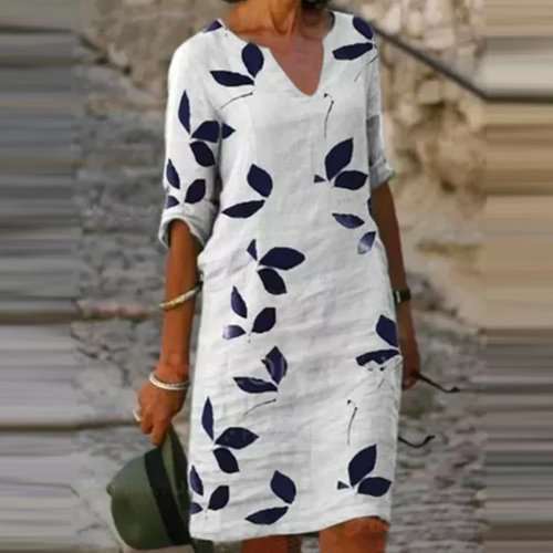 Damenmode-Lockerkleid Plus-Grösse