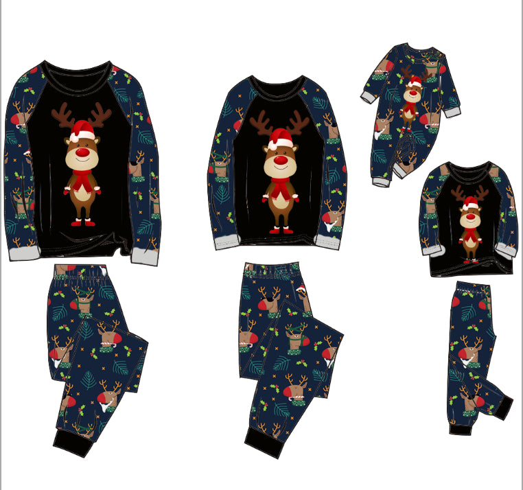 Weihnachts-Pyjama für die ganze Familie