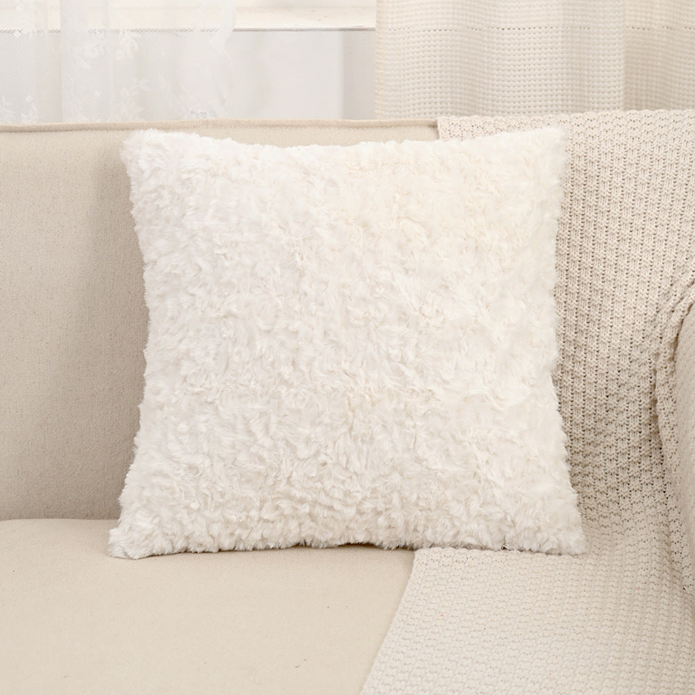 Jacquard Kissenhülle in Rosarot