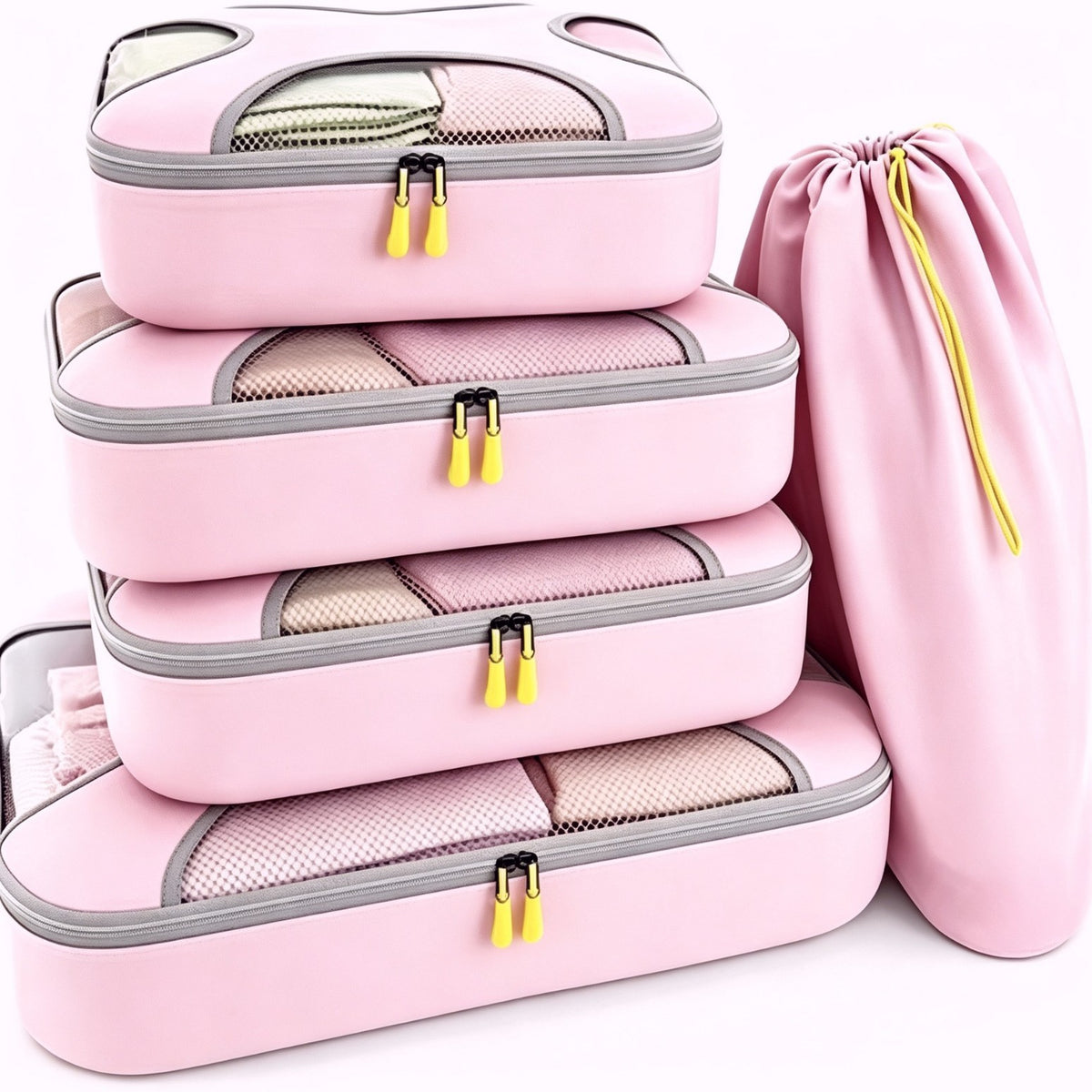 Reise-Aufbewahrungsbeutel 5er-Set – Bild 9 | LuxeStyle