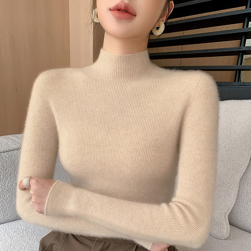Eleganter Rollkragenpullover aus Wolle