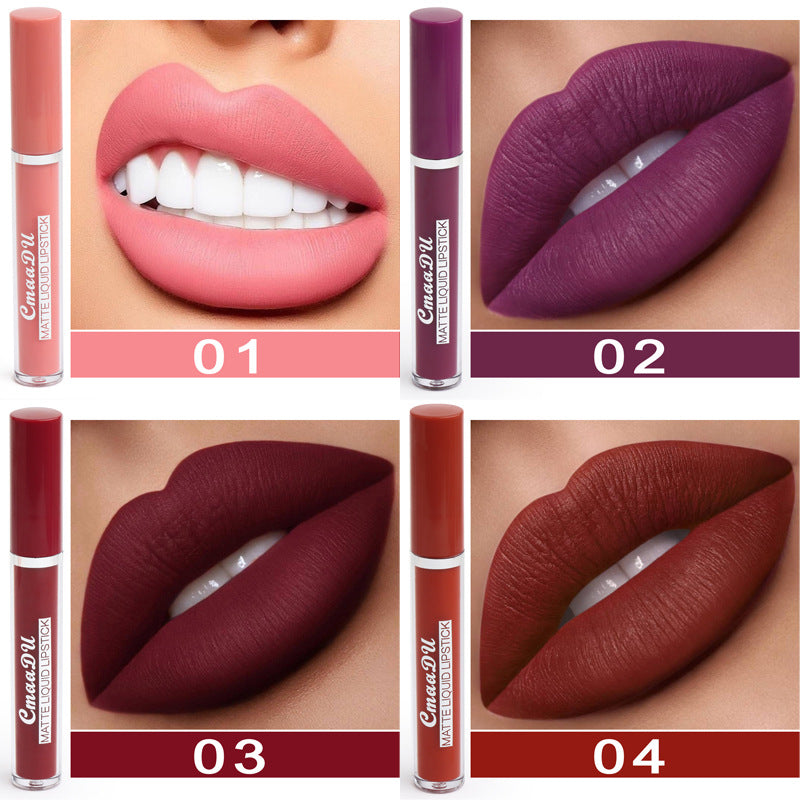 Wasserfeste Matte Lippenstifte 10er-Pack Hält länger