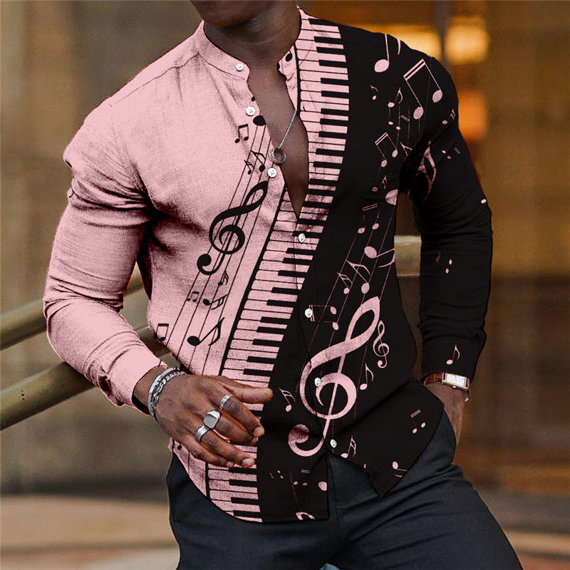 Herren Langarmshirt mit Print