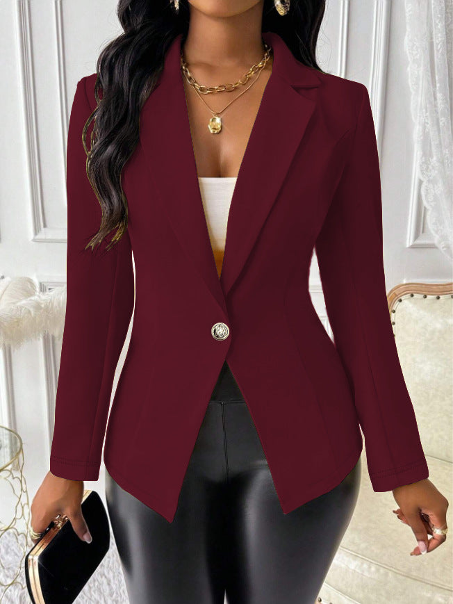 Blazer «Roma» · Tailliert mit Bindegürtel & Revers