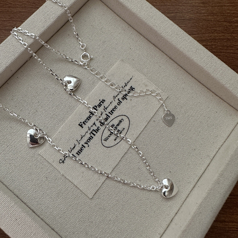 S925 Silber Armband mit strukturiertem Herz – Bild 5 | LuxeStyle