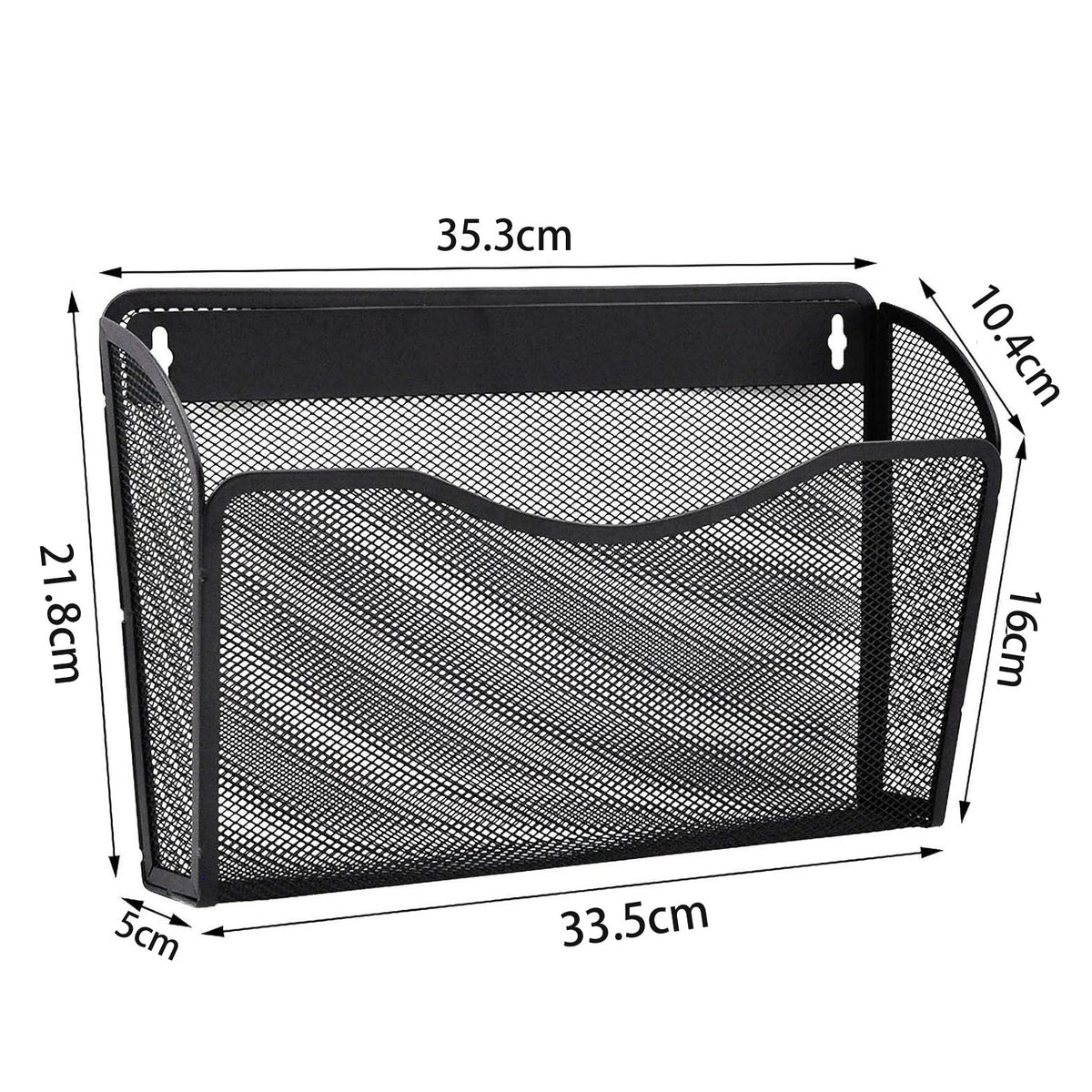 Schwarzer Eisen-Notizablagehalter – Bild 6 | LuxeStyle
