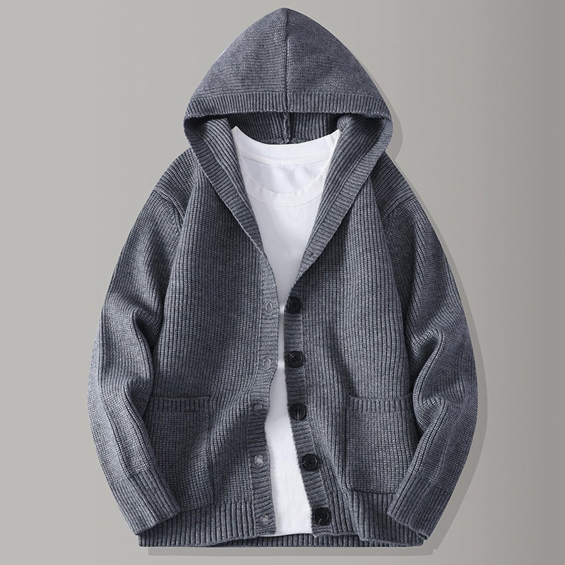 Herren Cardigan mit Jacquard-Muster