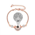 Stern- und Mond-Armband mit Diamant-Einlage | LuxeStyle