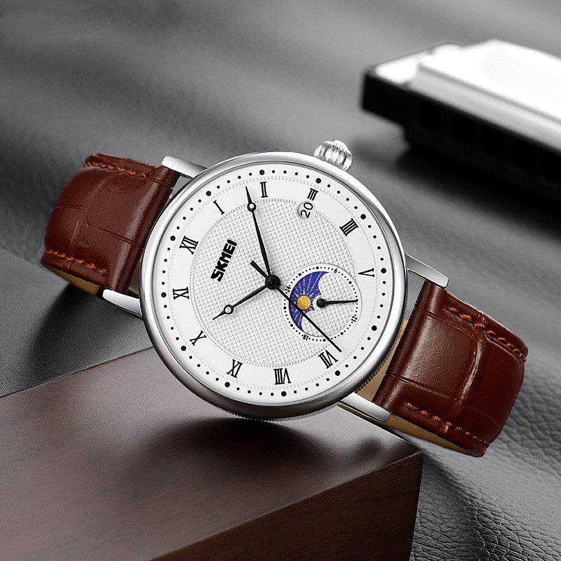 Herren Quarzuhr mit wasserdichtem Armband