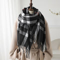 Kashmirähnlicher Karomuster-Schal | LuxeStyle