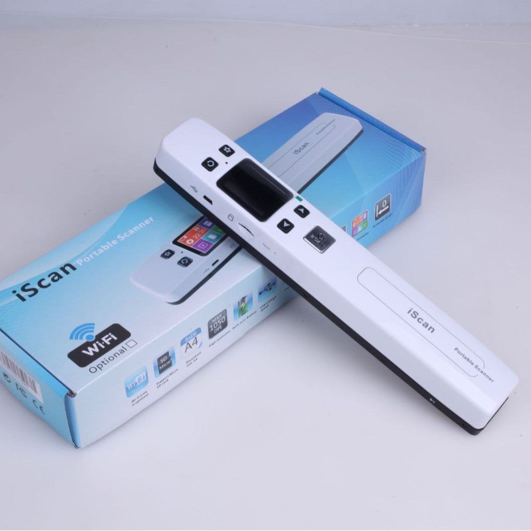 Mini-Handheld-Scanner mit Bildschirm und WLAN