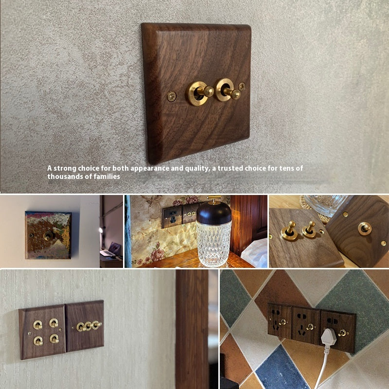 Walnuss Holzschraubensockel für Werkzeuge – Bild 4 | LuxeStyle