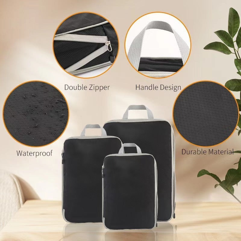 Kompressions-Reisebeutel 3er-Set – Bild 6 | LuxeStyle