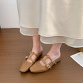 Plateau-Mules mit verdecktem Absatz