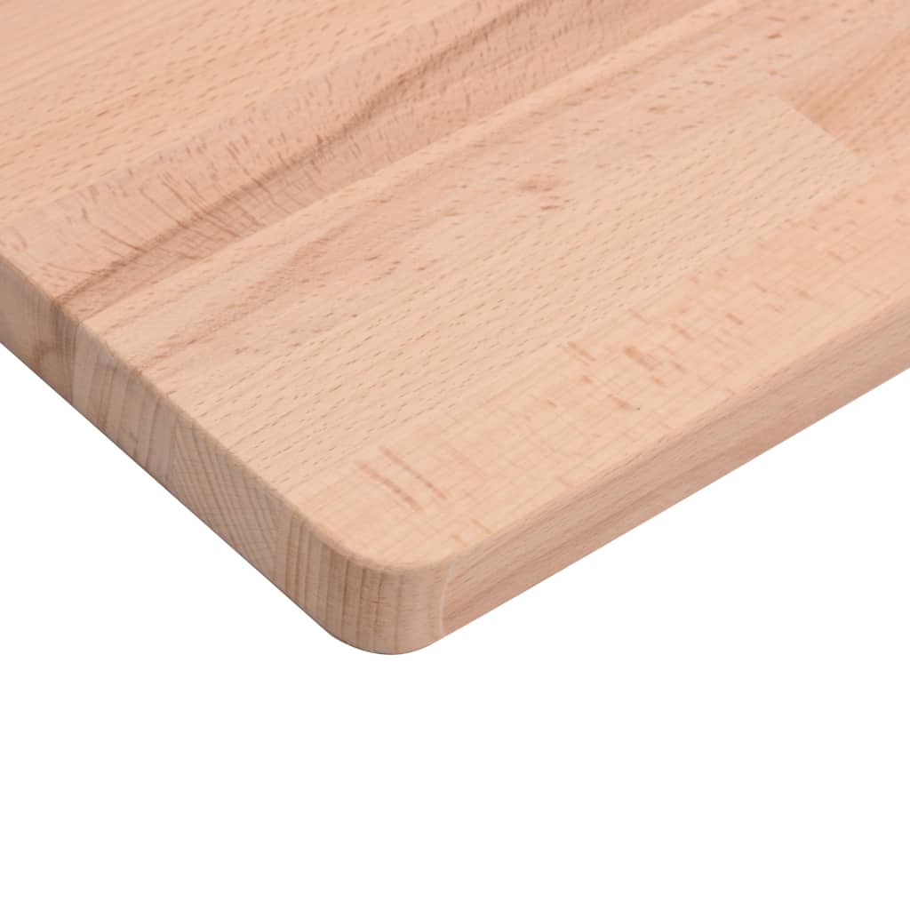 Tischplatte Buche Massivholz 80x40x1.5 cm