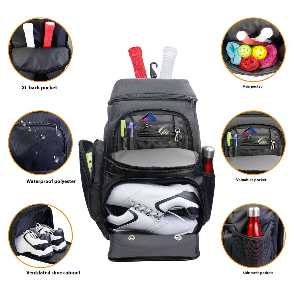 Sportrucksack für Schläger – Grosses Fassungsvermögen | LuxeStyle