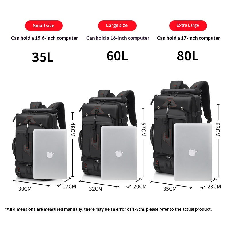 Outdoor-Wanderrucksack 60 L, wasserdicht – Bild 8 | LuxeStyle