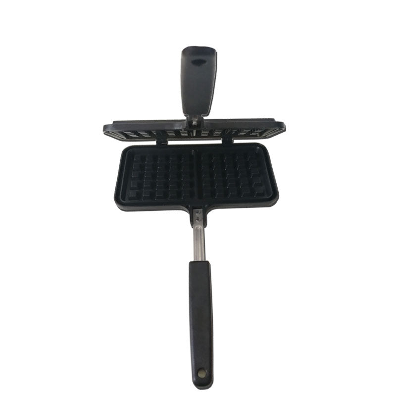 Schwarzer Waffel-Backform mit Antihaft | LuxeStyle