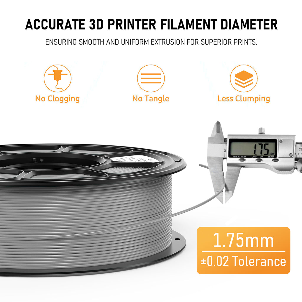 Seiden-PLA Filament 1.75mm, 1.1kg, Glanz-Finish