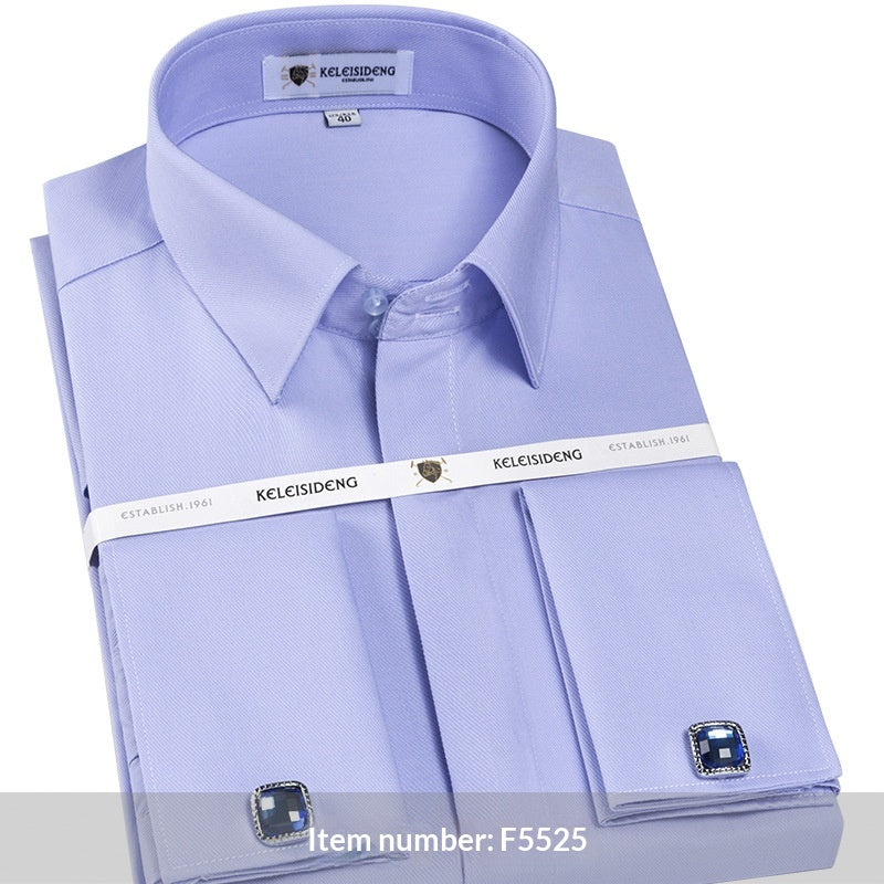 Herren Hemd mit Manschettenknöpfen – Bild 6 | LuxeStyle