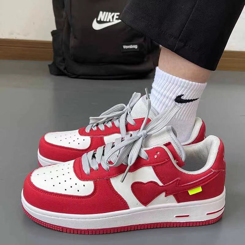 Sportliche Casual-Schuhe mit dicker Sohle