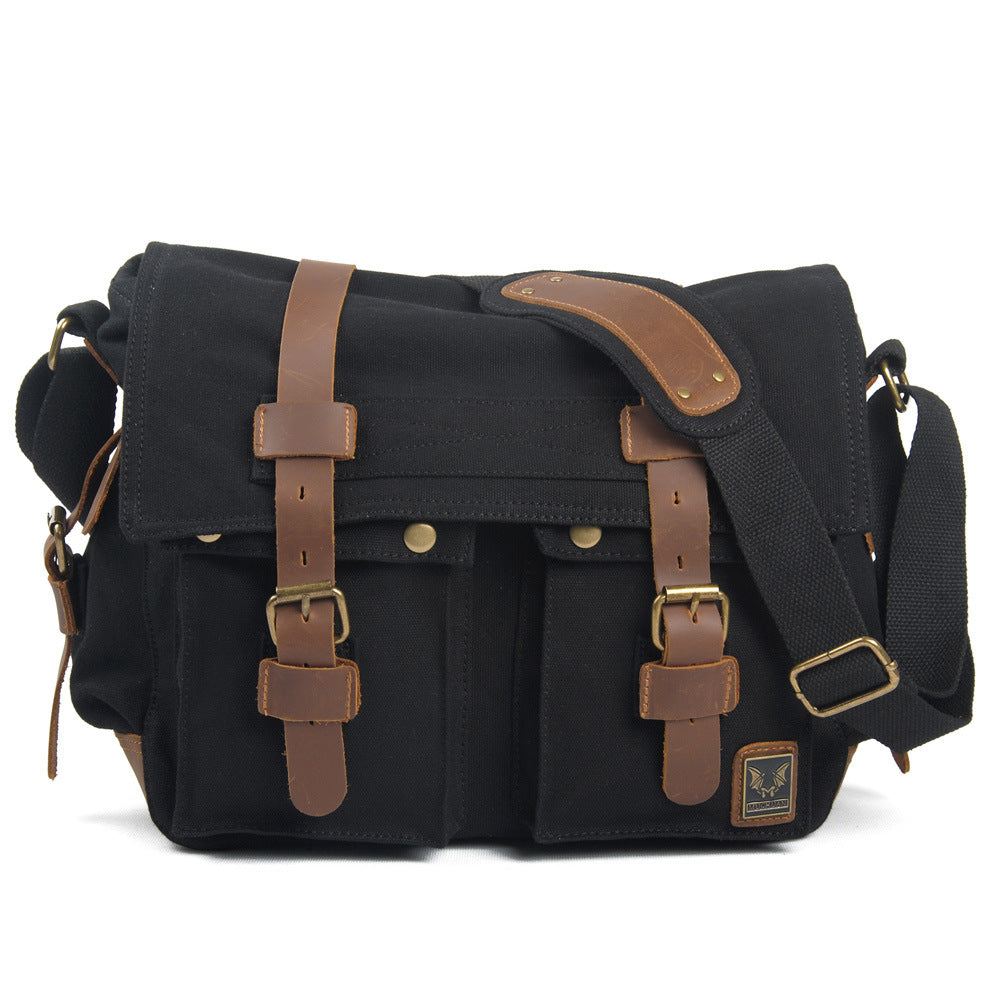 Umhängetasche aus Canvas für Herren – Bild 2 | LuxeStyle