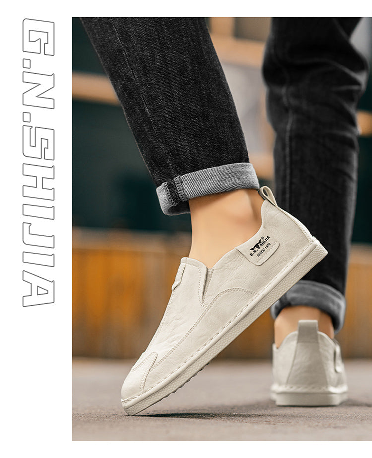 Leichte Herren-Slipper aus Kunstleder – Bild 9 | LuxeStyle