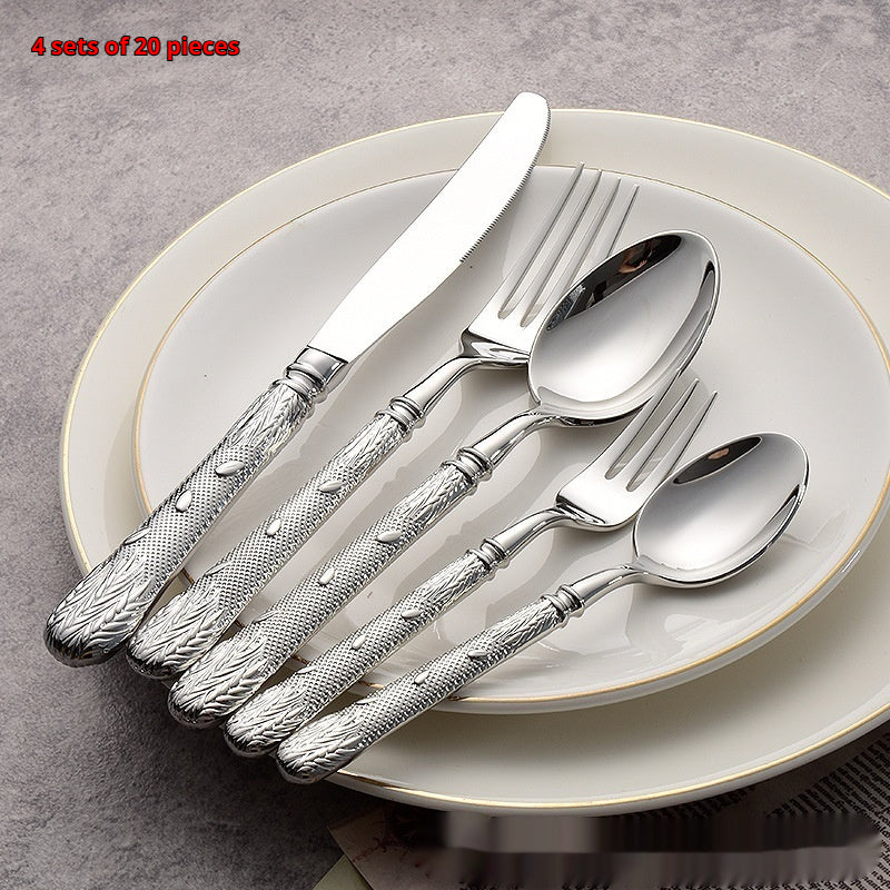 Edles Besteck-Set aus Edelstahl