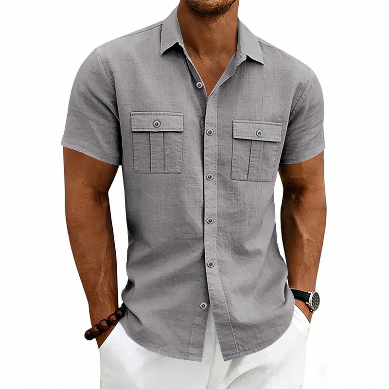 Casual Loose-fit T-Shirt mit zwei Taschen