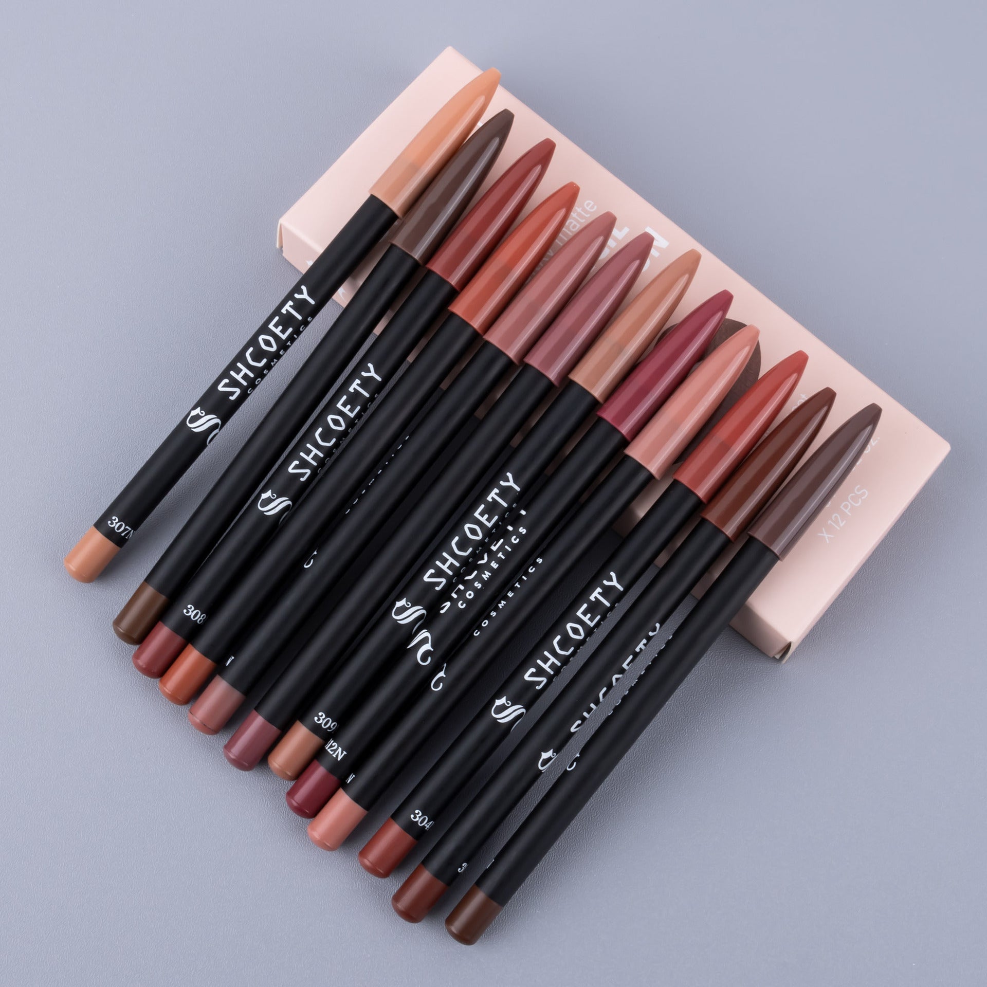 12 matte Lippenstifte & Liner Set – Ansicht 4