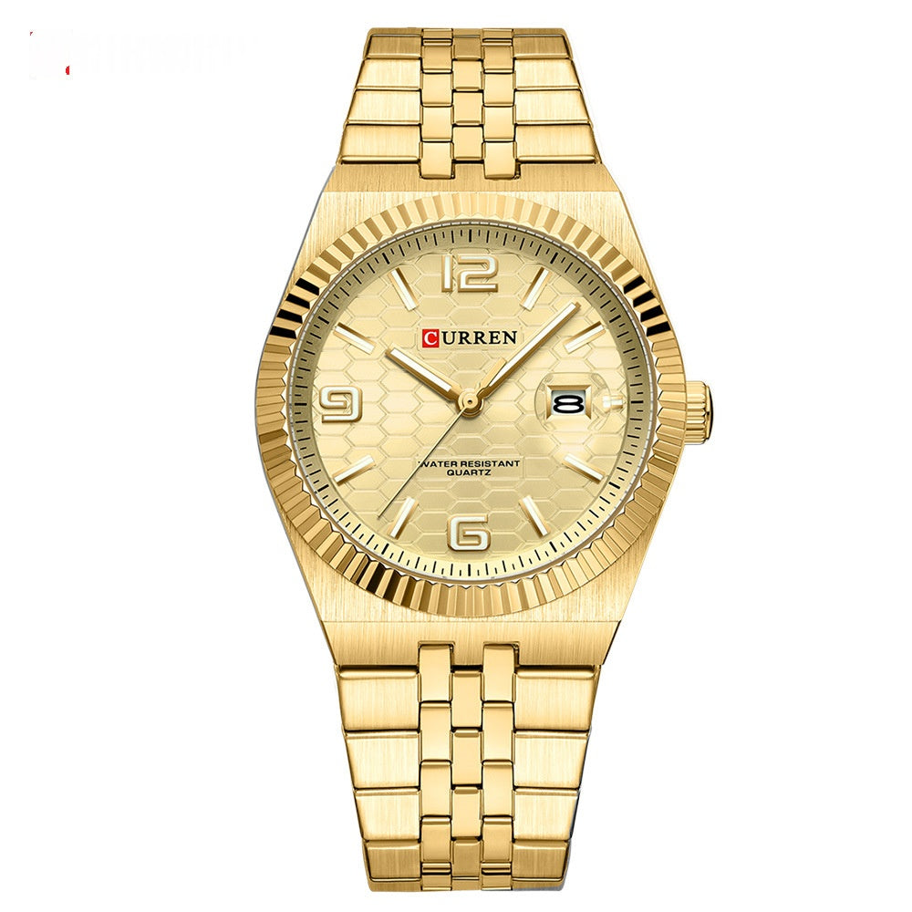 Herrenuhr Rund mit Quarzwerk – Verschiedene Farben