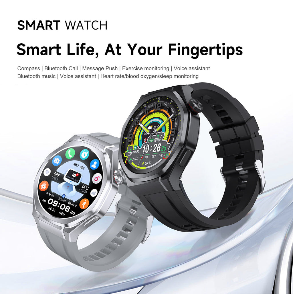 Smartwatch mit Bluetooth-Telefonie & Herzfrequenz