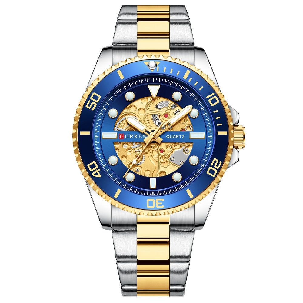 Herren-Armbanduhr Quarz wasserdicht